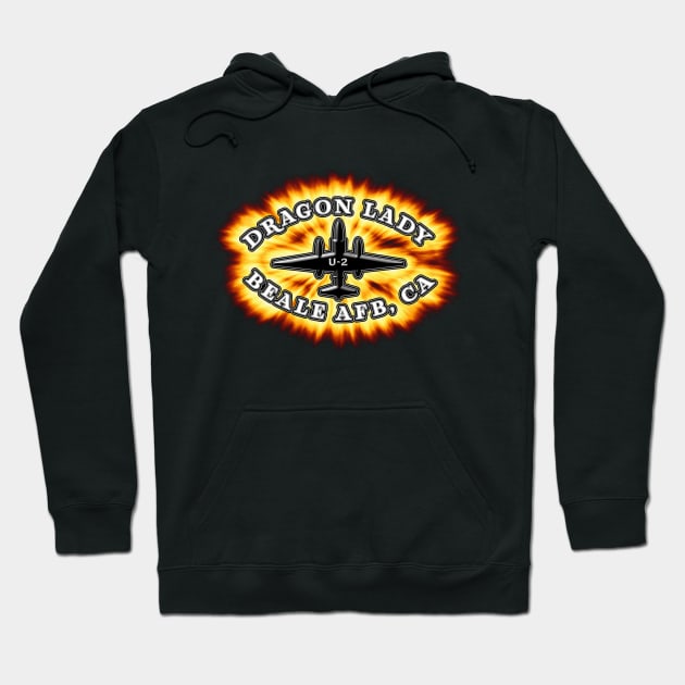 U-2 Spy Plane Hoodie by DrewskiDesignz